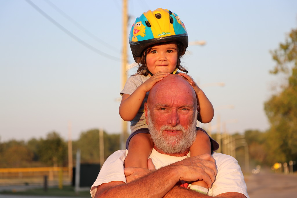 Carry me Grandpa! by jdraper