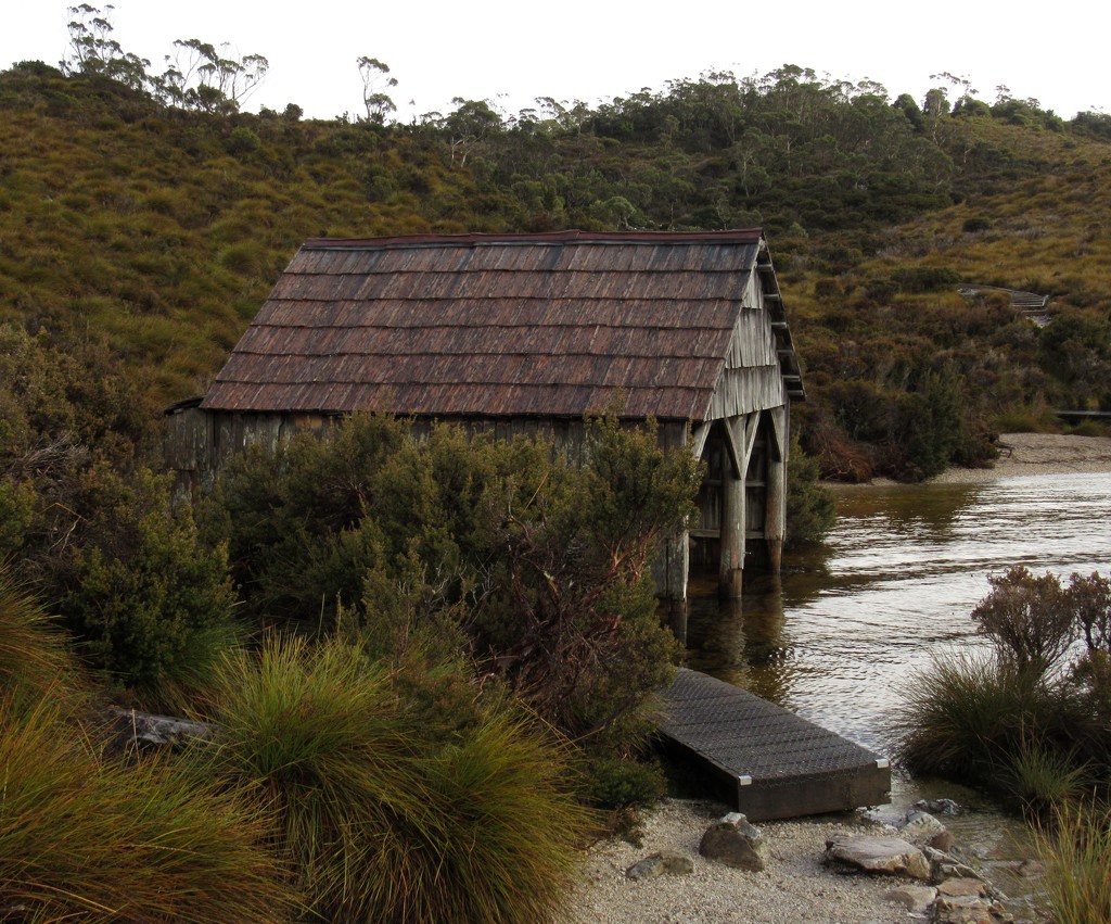 Old boat shed - Dove Lake  - Cradle Mt N.P. by robz
