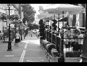 28th Aug 2017 - Outdoor Cafe in Black and White