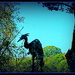 Blue Heron or Just a Replica? by vernabeth
