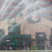 Downtown street shot through the fountain. by mittens