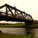Railway bridge over the River Parrett by julienne1