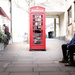 Red telephone box by dkbarnett