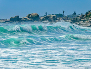 23rd Oct 2017 - The waves at Camps Bay............