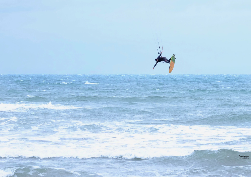 Kite Boarder by dkbarnett