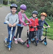 23rd Oct 2017 - Four on Scooters...