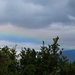 Random rainbow in the clouds by kiwinanna
