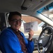 Yikes- my  grandson with driving permit!!!! by pennyrae