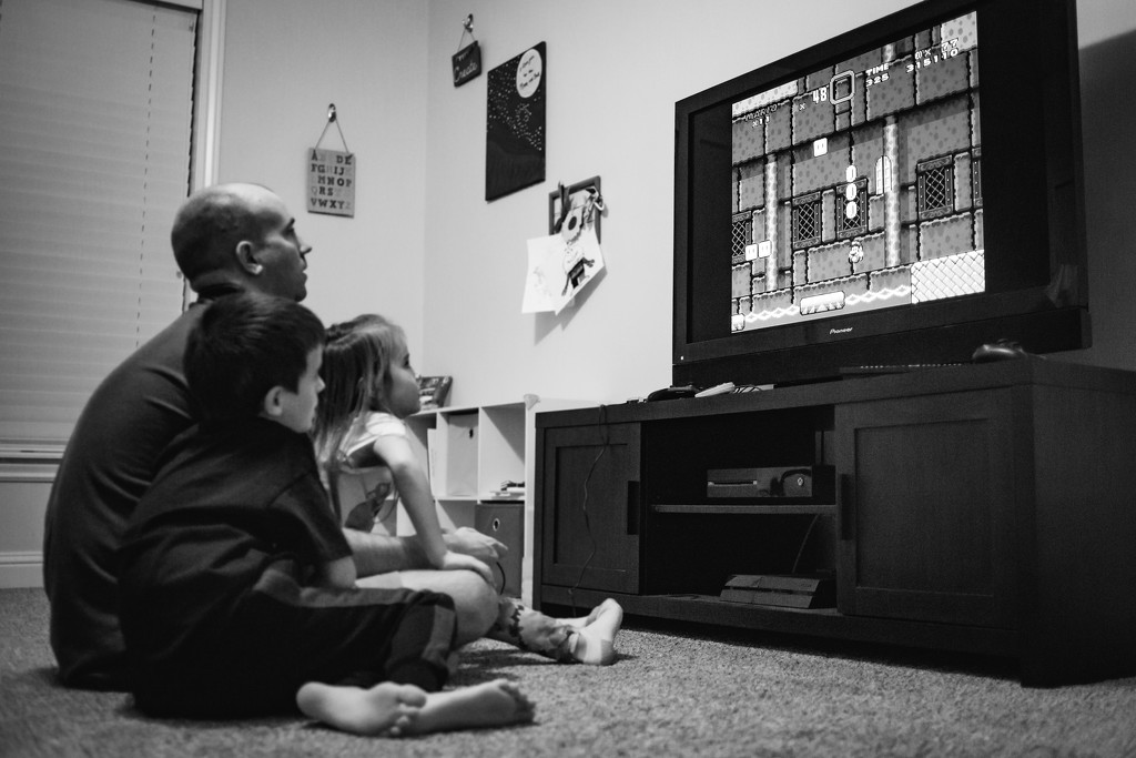 "Schooling" the Kids on Super Mario Bros. by tina_mac