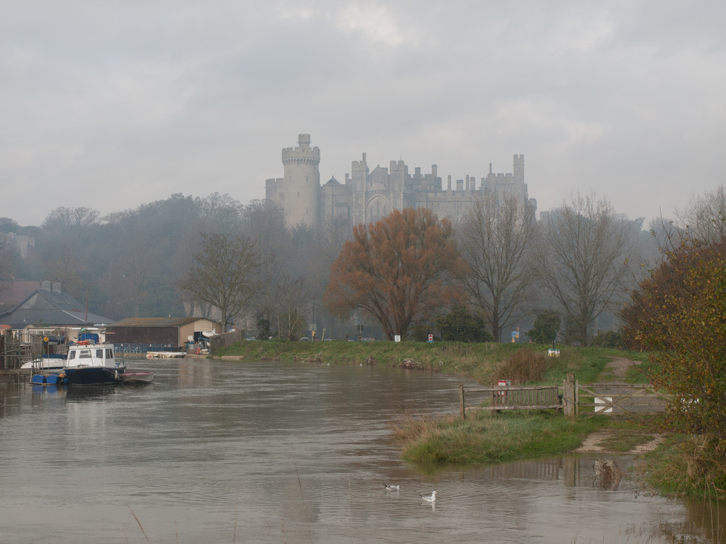 Arundel in the Mist by josiegilbert