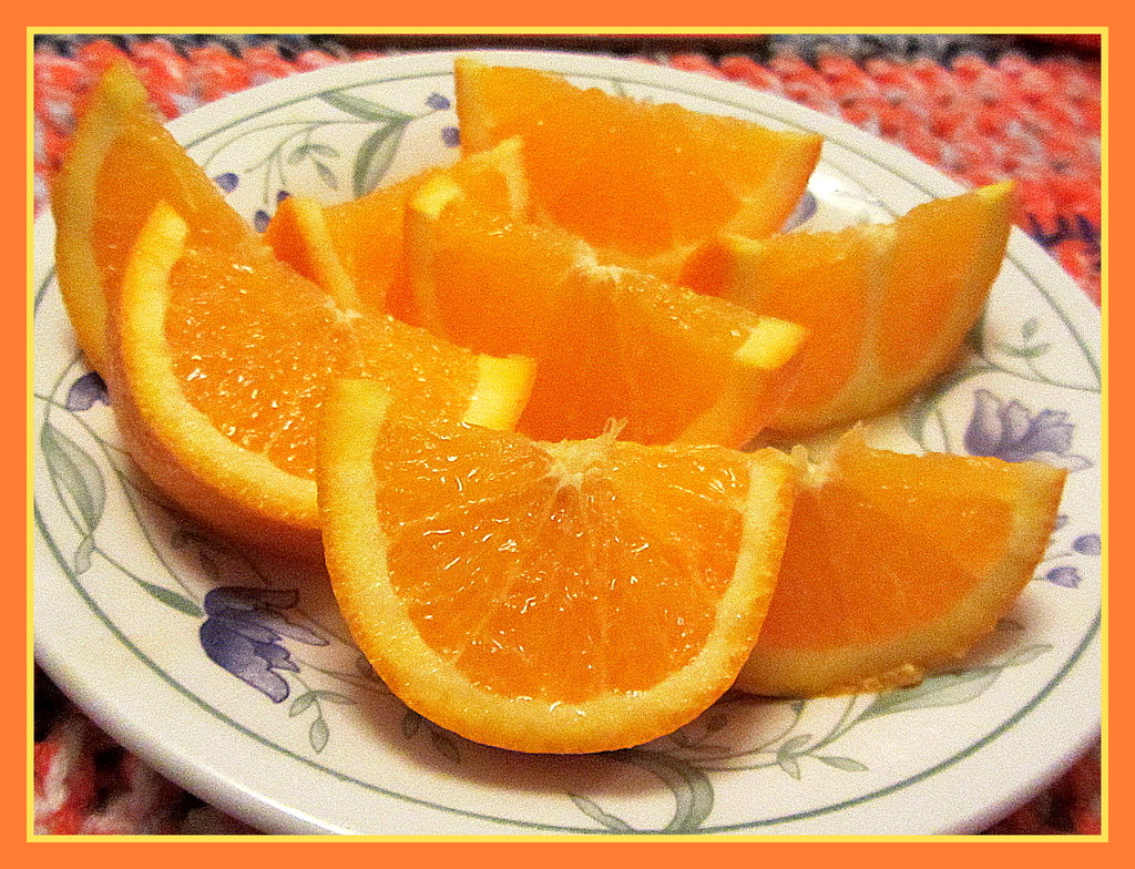 Pieces of orange. by grace55