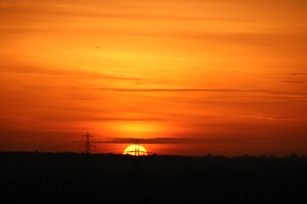 Sunset from Croft Hill by shepherdman