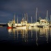 Boats at dusk by swillinbillyflynn