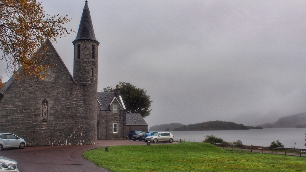Loch side church by happypat