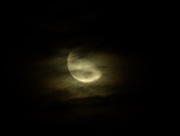 9th Nov 2017 - Cloudy Moon