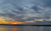13th Nov 2017 - Sunset over the Ashley River at Charleston Harbor, Charleston, SC