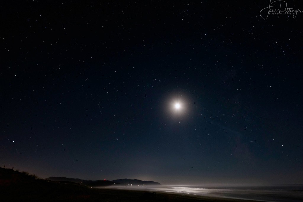 Moon Light In Pacific City by jgpittenger