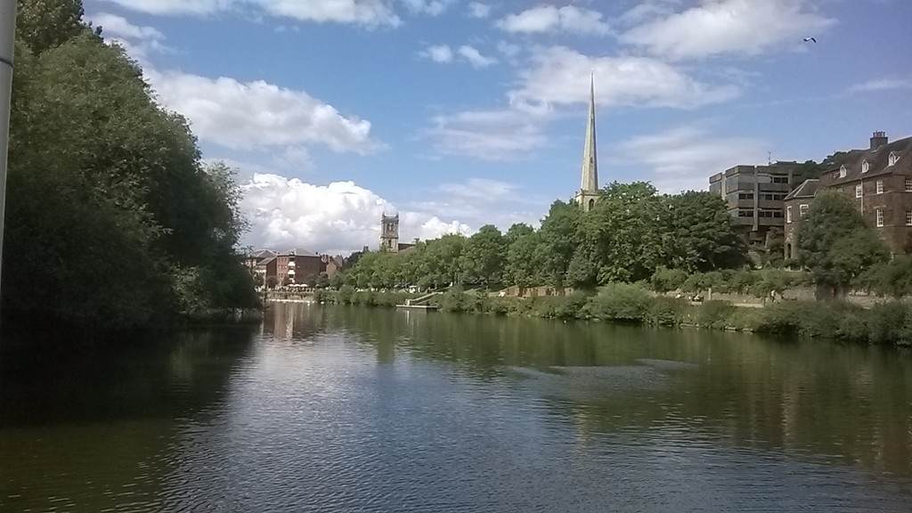 worcester  from the river severn by arthurclark