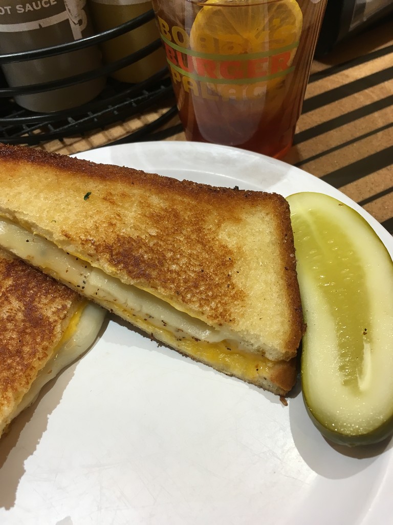 grilled cheese with tomato + murder on the orient express  by wiesnerbeth