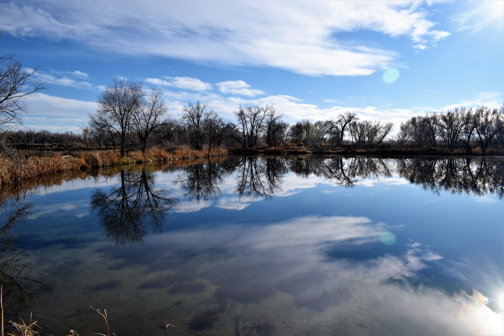 November Riverbend Ponds by sandlily