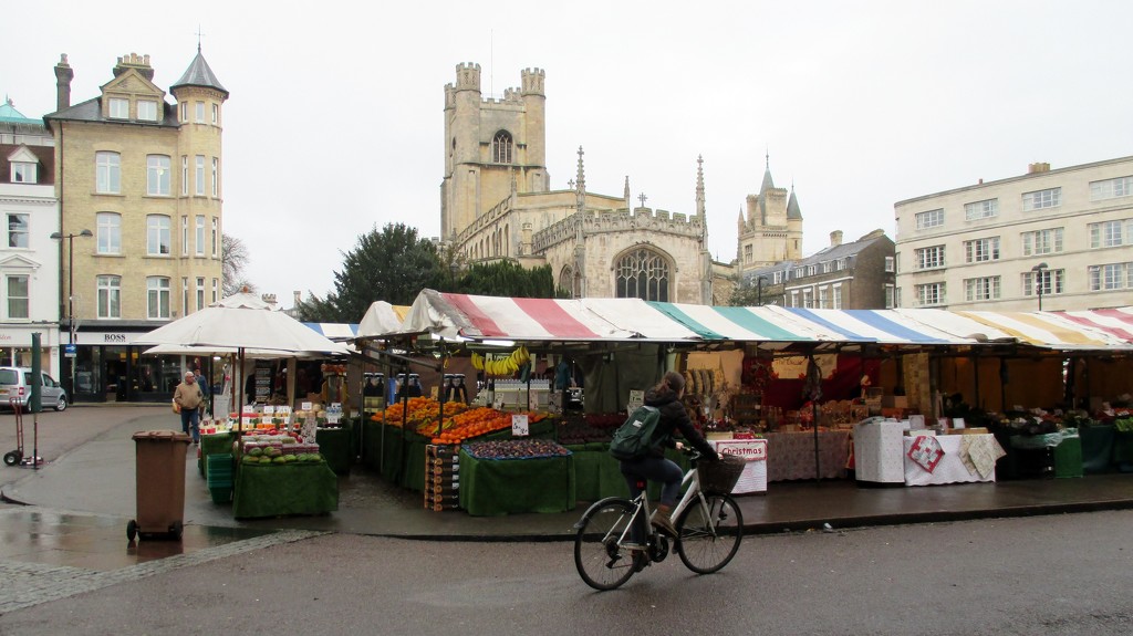 Wet November - Cambridge Market by g3xbm