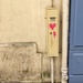 Red heart in Paris.  by cocobella