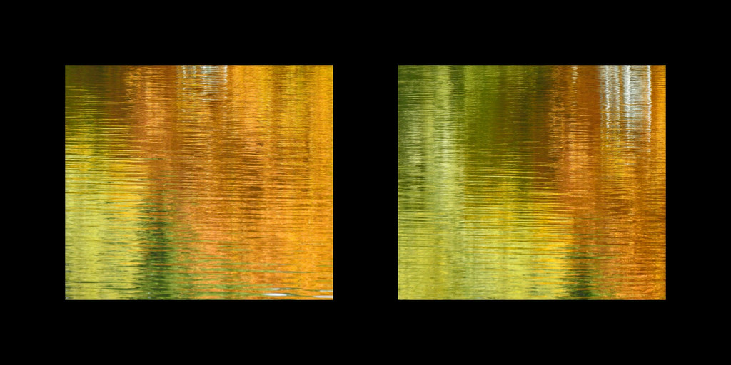 Fall Water Reflections Framed by seattlite