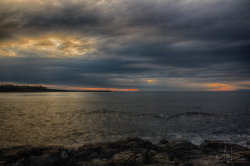 Dawn @ the beach by adi314