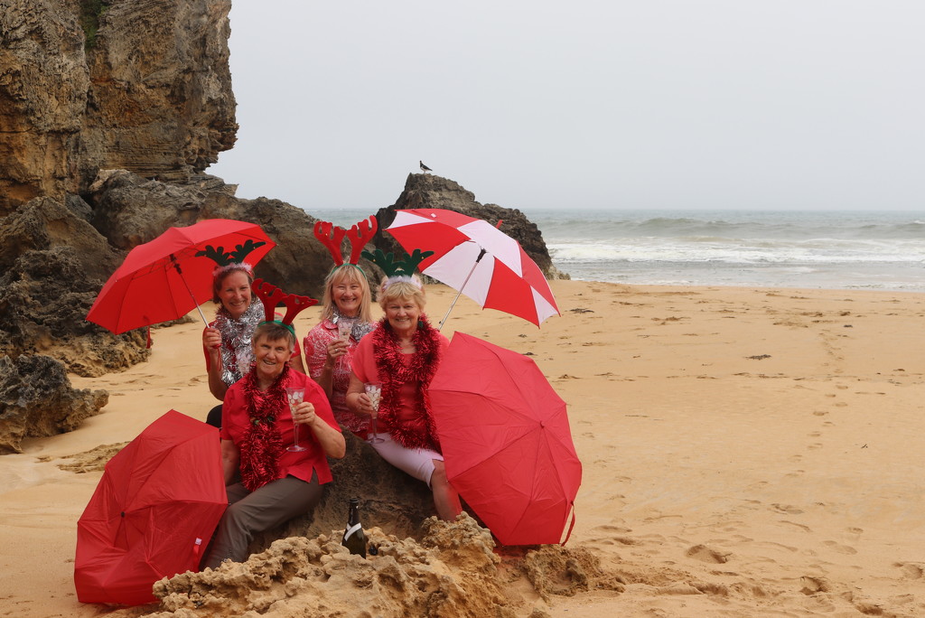 Merry Christmas from the Brolly Girls by gilbertwood