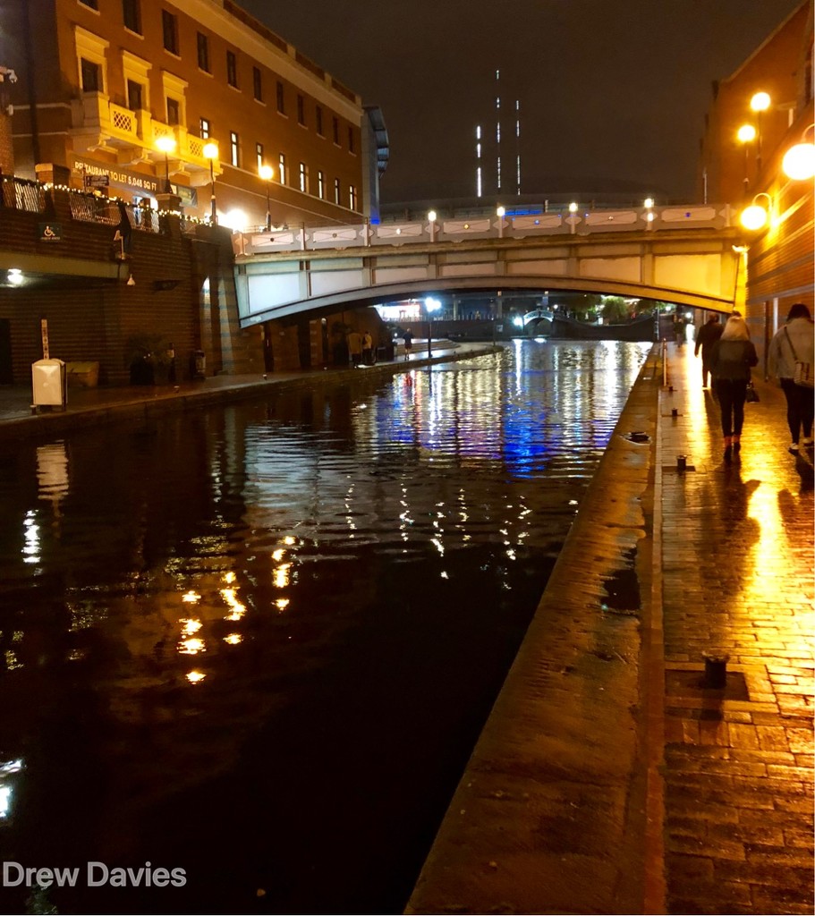 Canal at night  by 365projectdrewpdavies