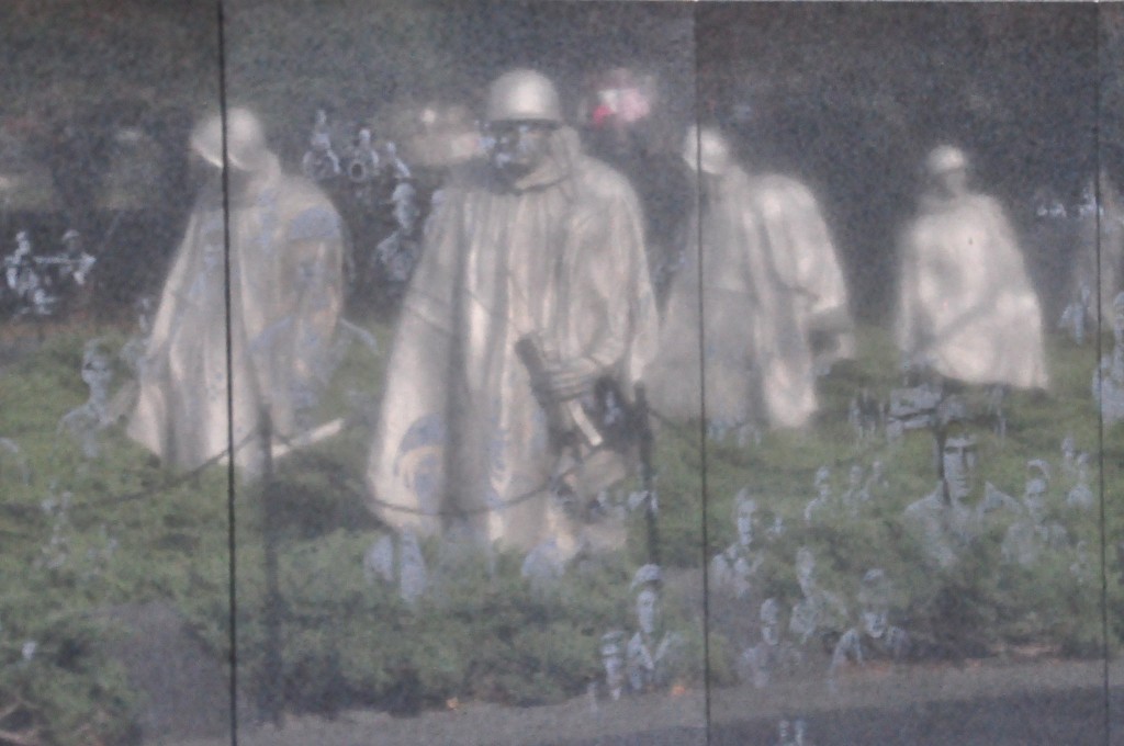 Korean War Memorial Reflections  by mamabec