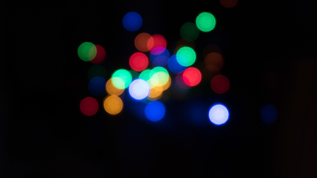 Christmas lights bokeh still #2 by randystreat