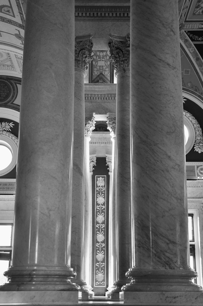 Marble Columns - Jefferson Library by mamabec