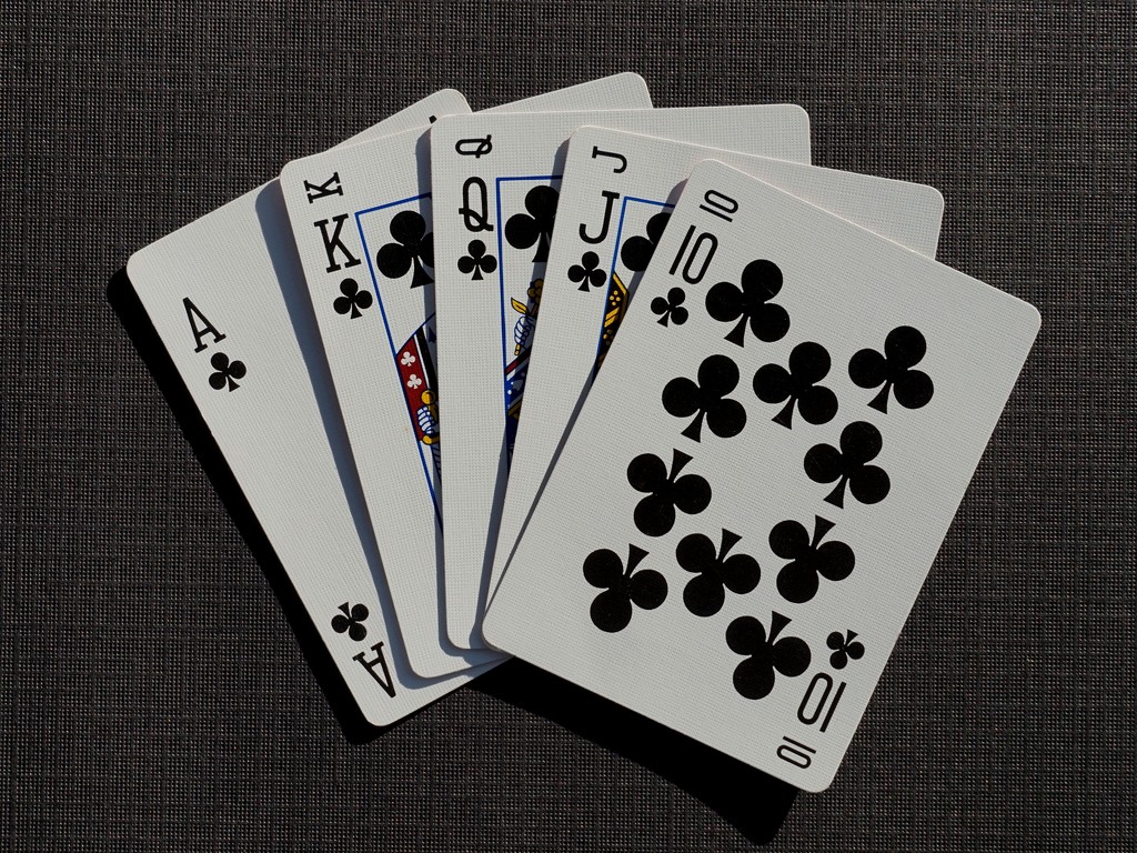 A winning poker hand by tunia
