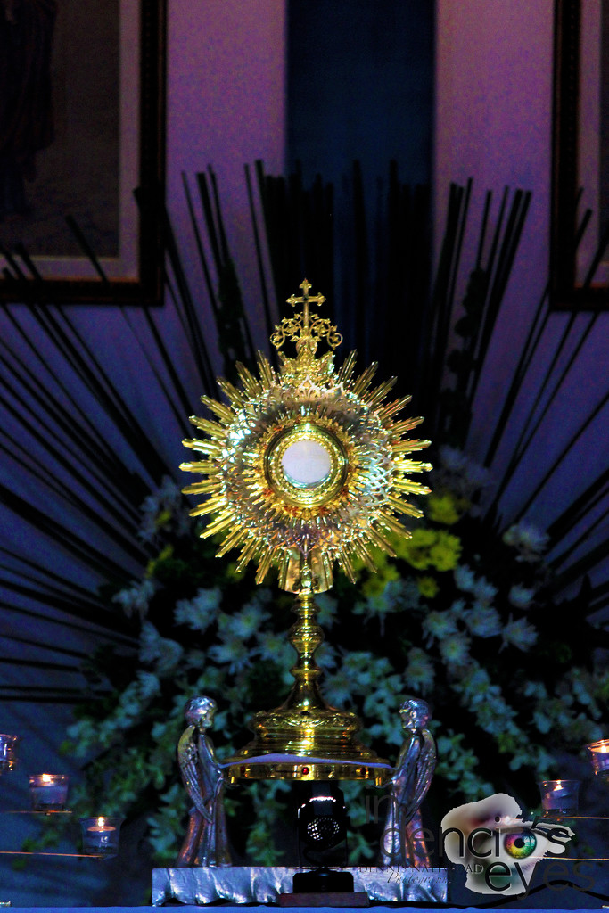Adoration of the Blessed Sacrament by iamdencio