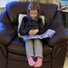 Granddaughter Reading Comic by g3xbm