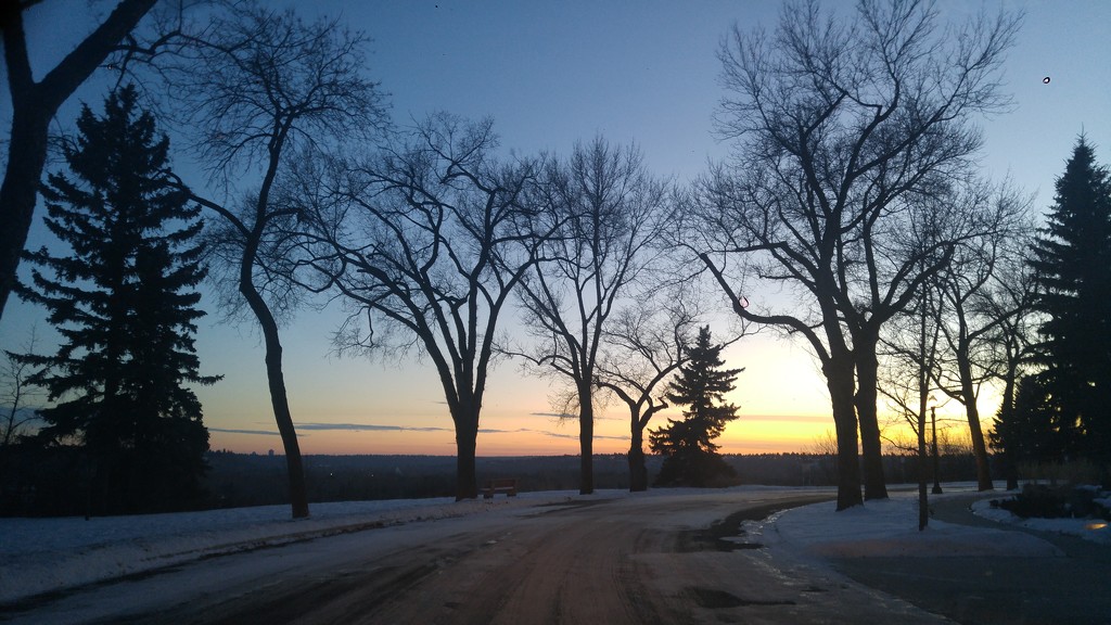 Winter Sunset by bkbinthecity