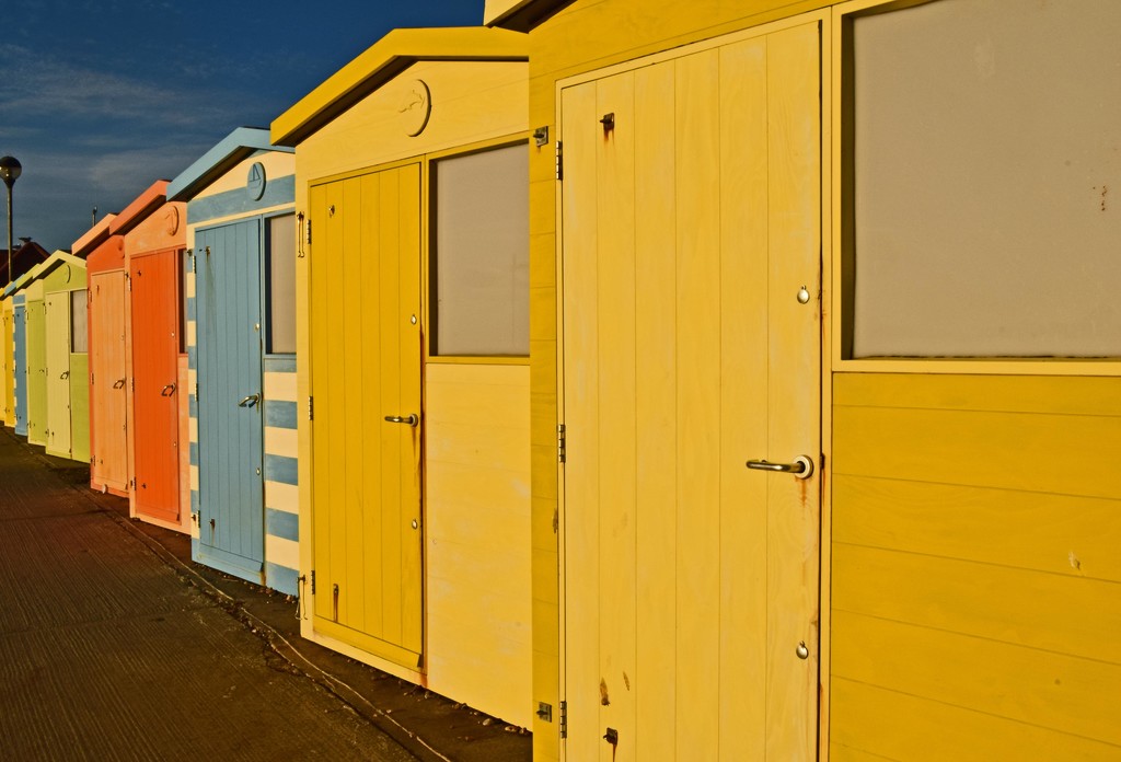 beach huts by ianmetcalfe
