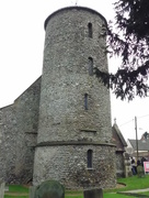 3rd Dec 2017 -  Round towered church in Burnham Deepdale, Norfolk