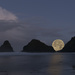 Super Moon At Lighthouse Composite by jgpittenger