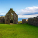 Church ruins at Dunnottar Castle by elisasaeter