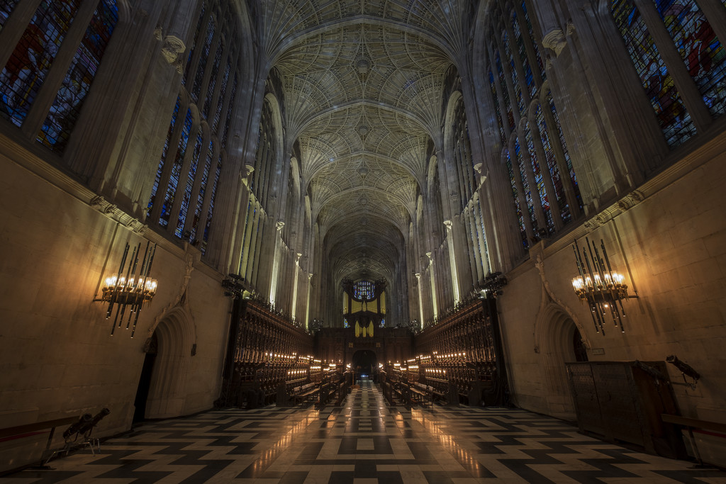 Day 342, Year 5 - Chapel Candels In Cambridge by stevecameras