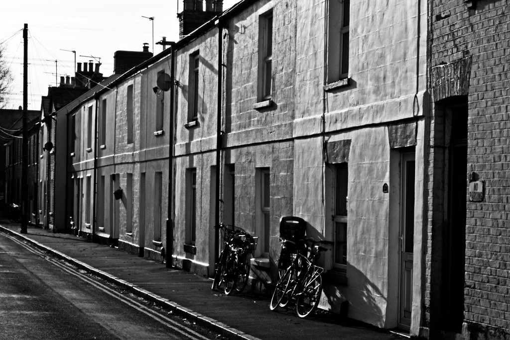 bikes and houses - 1 by ianmetcalfe