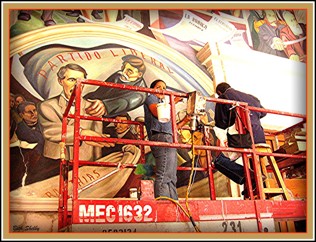 Repairing the Mural by vernabeth