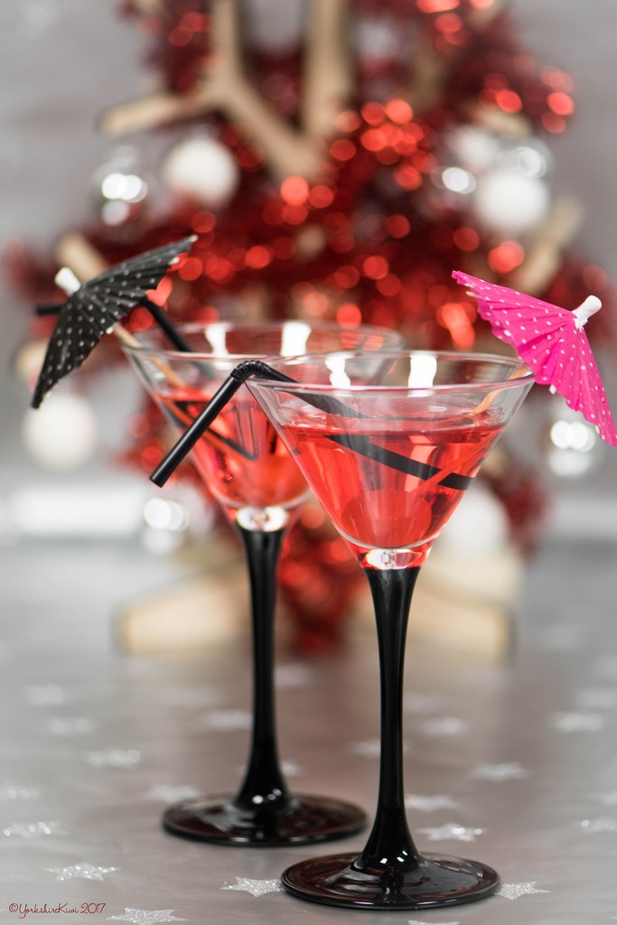 Christmas Cocktails and bokeh by yorkshirekiwi
