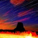 Devils Tower Abstract by byrdlip