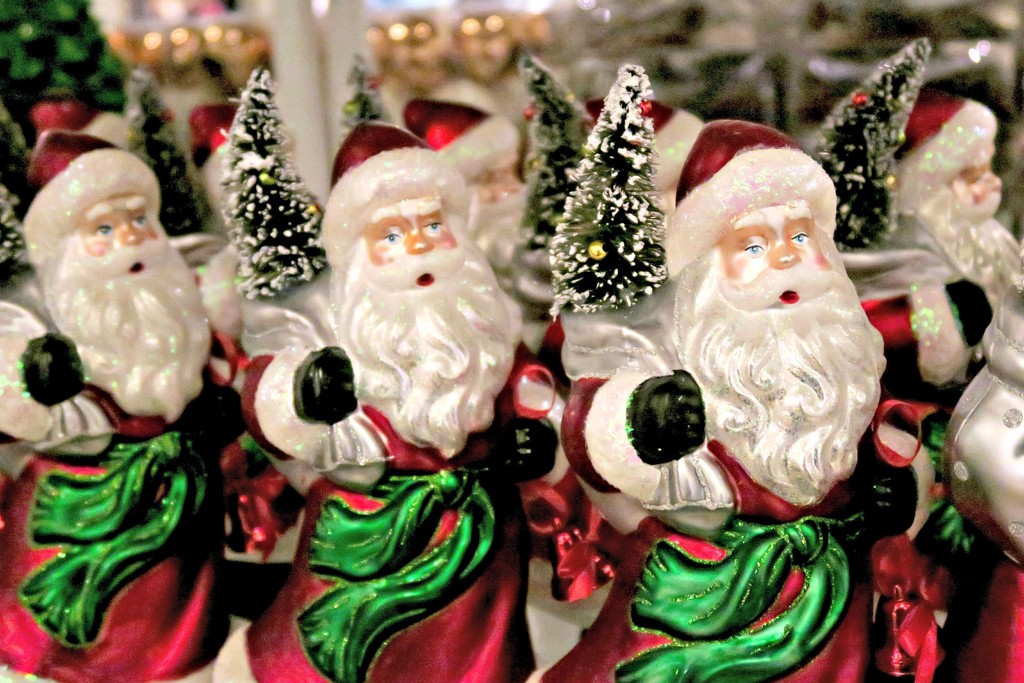 Santas for Sale. by wendyfrost