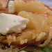 Latkes with Applesauce and Sour Cream by sfeldphotos