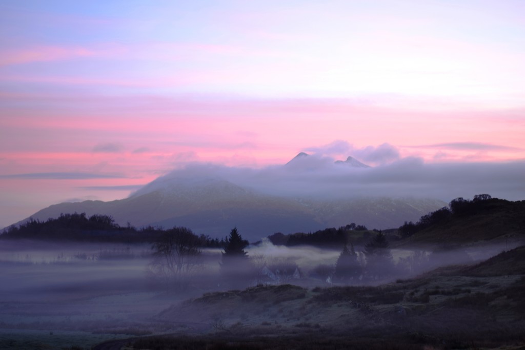 misty morning sunrise by christophercox