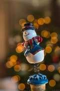 17th Dec 2017 - Snowman Bottle stopper